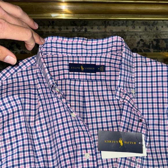 Ralph Lauren Classic Men’s Button Down Medium - Picture 4 of 6